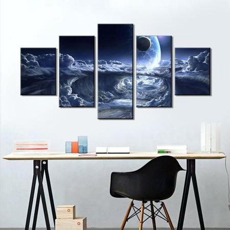 Imagem de  Imagem decorativa 5 peças sem moldura 30*40*2 30*60*2 3