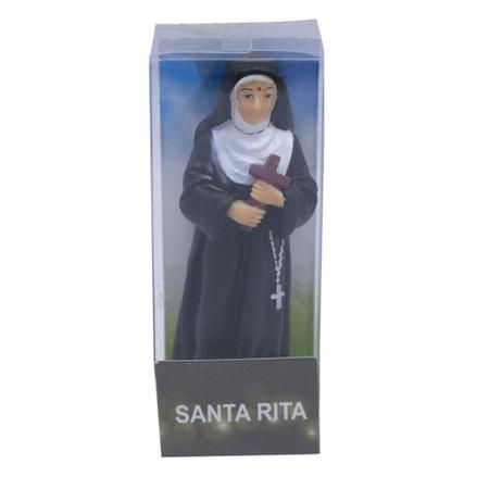 Imagem de Imagem Estátua Santa Rita Pequena 8cm - Enfeite Resina