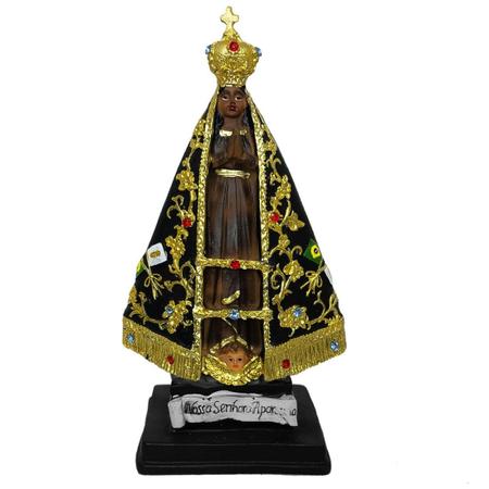 Imagem de Imagem Nossa Senhora Aparecida 20cm Resina Wincy