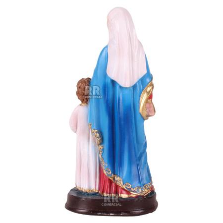 Imagem Nossa Senhora Maria Passa na Frente em Resina 20 cm - RR Atacado Imagem de Imagem Nossa Senhora Maria Passa na Frente em Resina 20 cm