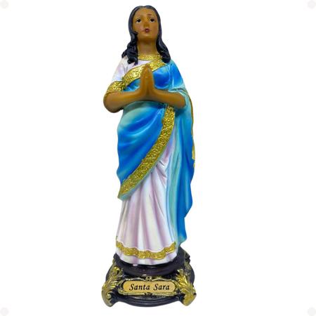 Imagem de Imagem santa sarah kali 20cm em resina importada