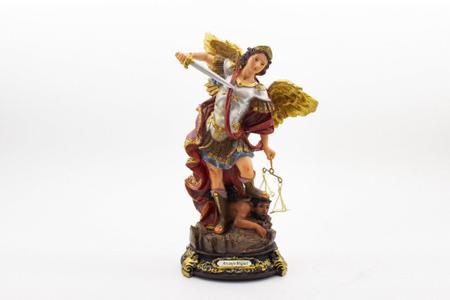 Imagem São Miguel Arcanjo Importada Resina 30 cm - Amém Decoração Religiosa Imagem de Imagem São Miguel Arcanjo Importada Resina 30 cm