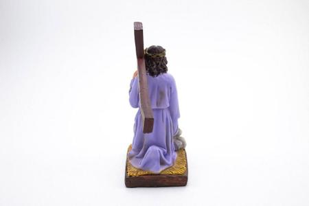 Imagem de Imagem Senhor Bom Jesus Dos Passos Importada Resina 12,5 Cm