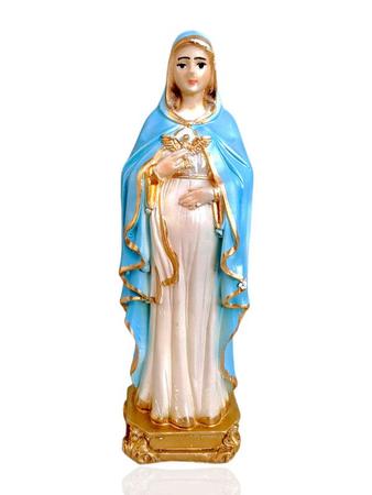Imagem Virgem Maria Gravida Presente Para Mam es 20cm Divin rio