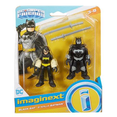 Imaginext Dc Super Friends Black Bat e Batman Ninja Fisher Price