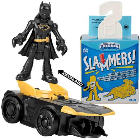 Imagem de Imaginext Mini Boneco Batgirl + Veículo Slammers DC - Mattel GNN49