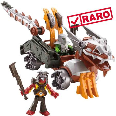 Imagem de Imaginext Raro Veículo Medieval Serpente com 2 Bonecos e Acessórios - Mattel BFR69