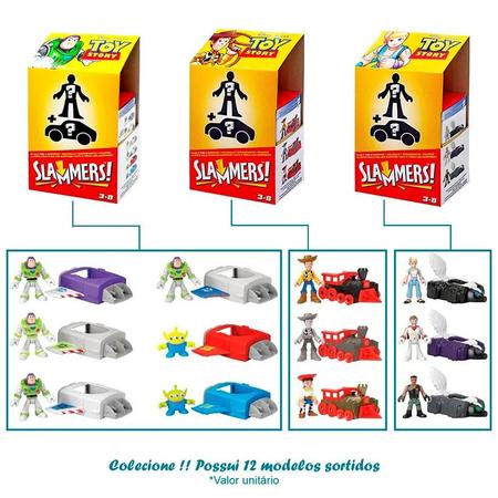 Imagem de Imaginext Toy Story Slammers! Personagem e Veículo Surpresa Fisher-Price - GPJ16 GPJ17 - Mattel