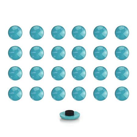 Imagem de Imãs Enfeite de Geladeira e Painel Botão Azul Bebe - 24 Unidades