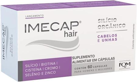 Imagem de Imecap Hair Silicio Organico Cabelos E Unhas 60 Cápsulas - FQM