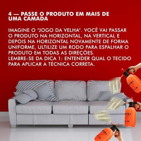 Impermeabilizante de sofá tecidos kit 2 pro imper easytech -  Impermeabilizante - Magazine Luiza