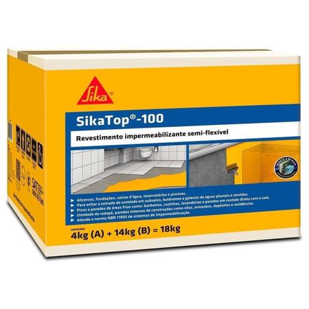 Imagem de Impermeabilizante Sikatop 100 18KG Sika