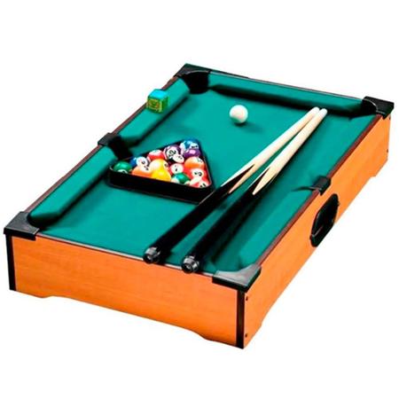 Mini Mesa De Sinuca Bilhar Snooker Portatil Jogo Brinquedo