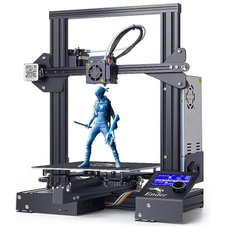 Imagem de Impressora 3D Creality FDM Ender-3 USB SD Bivolt - 1001020161