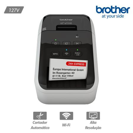 Imagem de Impressora de Etiquetas Com Wireless Brother Ql-810w