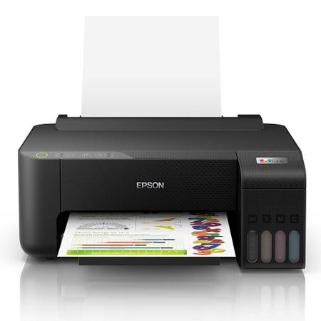 Imagem de Impressora Jato de Tinta Epson EcoTank L1250, Colorida, USB, Wifi, Duplex, Bivolt, Preto - C11CJ71302