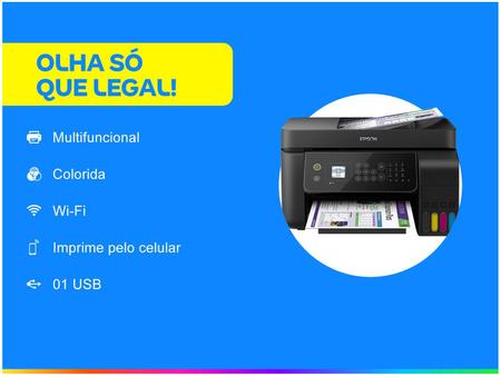 Imagem de Impressora Multifuncional Epson EcoTank L5190