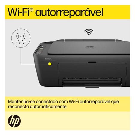 Imagem de Impressora Multifuncional HP Deskjet Ink Advantage 2874, Colorida, Wi-fi, USB