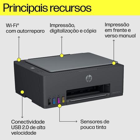 Imagem de Impressora Multifuncional Tanque de Tinta HP Smart Tank 581 Colorida Wi-Fi 4A8D5A