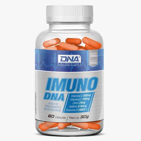 Imagem de Imuno Dna 60 Cápsuas - Vitaminas C + D + E + Zinco + Selênio