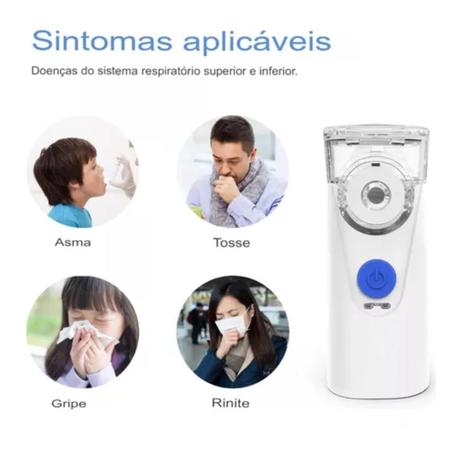 Imagem de Inalador Nebulizador Mesh Bivolt & Medidor Pulso/Saturação