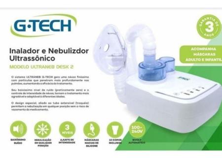 Imagem de Inalador Nebulizador Ultrassônico Ultraneb Desk 2 G-tech