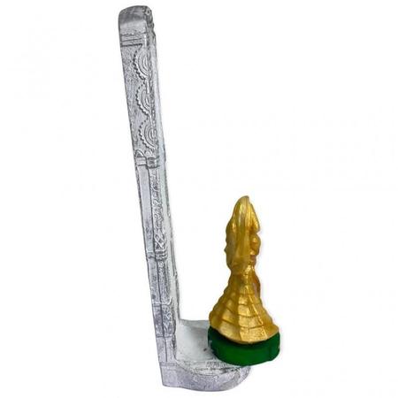 Incensário 7 Chakras Branco Vertical Cigano 22Cm Em Resina - Meta Atacado Imagem de Incensário 7 Chakras Branco Vertical Cigano 22Cm Em Resina