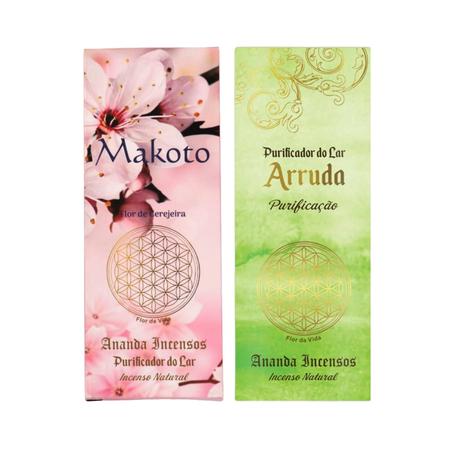 Incenso Ananda Artesanal Aromaterapia 100% Natural - Linha Purificação do Lar Imagem de Incenso Ananda Artesanal Aromaterapia 100% Natural - Linha Purificação do Lar