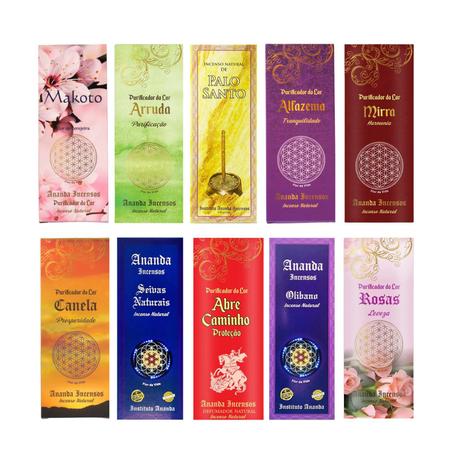 Incenso Ananda Artesanal Aromaterapia 100% Natural - Linha Purificação do Lar Imagem de Incenso Ananda Artesanal Aromaterapia 100% Natural - Linha Purificação do Lar