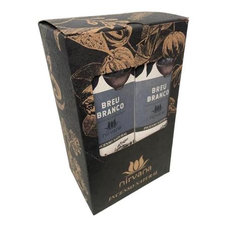 Incenso Nirvana Natural Breu Branco 12 Caixas Com 9 Varetas - Meta Atacado Imagem de Incenso Nirvana Natural Breu Branco 12 Caixas Com 9 Varetas