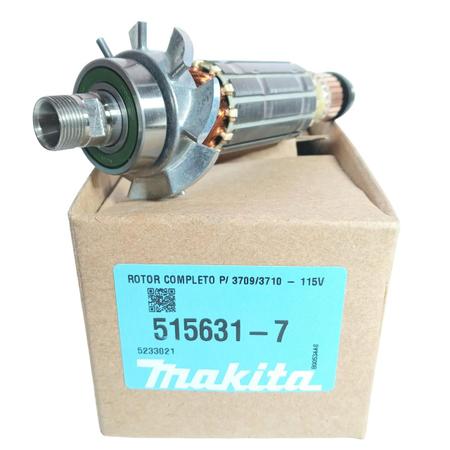 Imagem de Induzido Rotor Completo 127V Para Tupia 3709 3710 - Makita