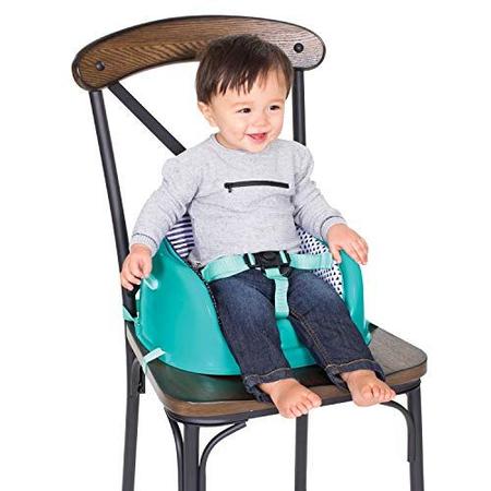 Imagem de Infantino 3-em-1 Booster Seat  Assento de atividade para bebê  Assento de reforço para  de mesa de jantar Bandeja removível