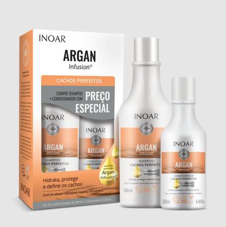 Imagem de Inoar Argan Infusion - Kit Cachos Perfeitos 750ml