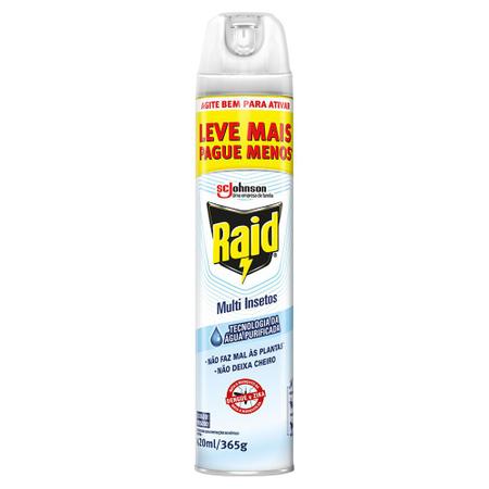 Imagem de Inseticida Raid Multi Insetos Aerossol Aqua Protection 420ml Leve Mais Por Menos