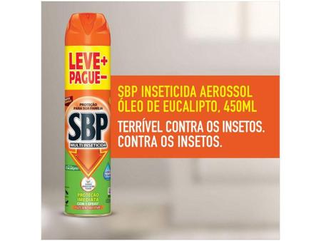 Imagem de Inseticida SBP Aerossol Óleo de Eucalipto 450ml