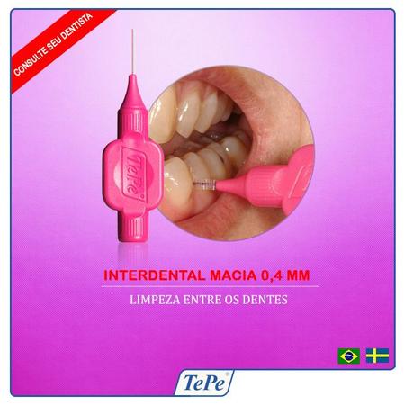 Imagem de Interdental Macia 0,4mm - Rosa (TEPE)