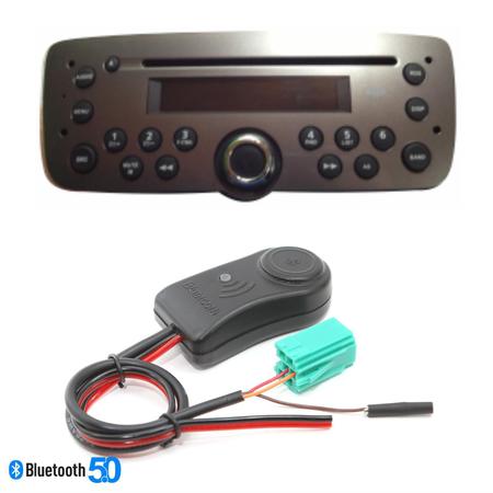 Imagem de Interface Bluetooth Auxiliar Para Cd Original Fiat + Chaves