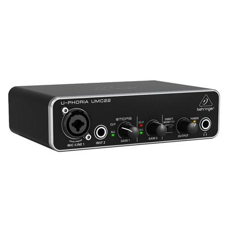 Imagem de Interface De Audio Behringer Umc22 Uphoria - P/ Gravacao