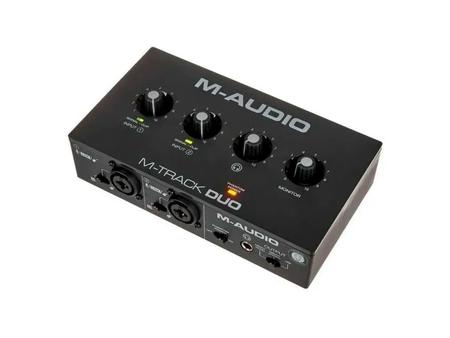 Imagem de Interface De Áudio M-track Duo M-audio Usb 2 Canais 24 Bits