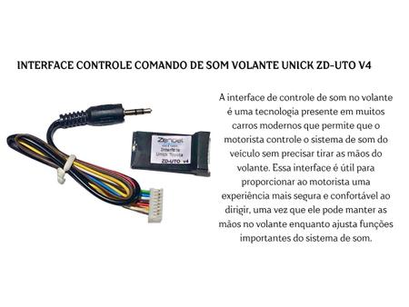 Imagem de Interface Modulo De Comando Controle Central De Som Rádio Multimidia Pelo Botão Volante Universal