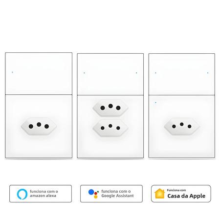 Imagem de Interruptor de Tomada Inteligente Zemismart Tuya Zigbee - 10A/20A - Controle de Luz