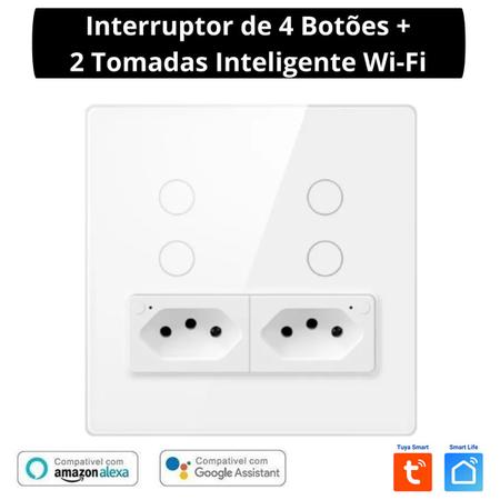 Interruptor Tomada Inteligente Wi-Fi 2 Botões Novadigital - Novadigital. -  Interruptor Inteligente - Magazine Luiza