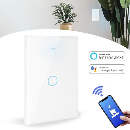 Smart Interruptor Wi-Fi Positivo Casa Inteligente, Configuração Livre de  Frustração, 1 Botão Touch, Branco - Compatível apenas com Alexa :  : Automotivo