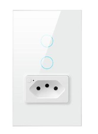 Interruptor / Tomada Inteligente Via Wi-fi Aplicativo De Celular Fácil E  Pratico