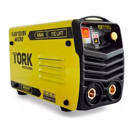 Imagem de Inversor de Solda Micro Eletrodo / Tig Lift 150A 4800W Tork KAB-150BV