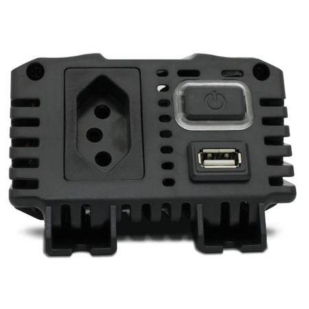 Imagem de Inversor de Voltagem Tech One 500W 12V para 110V com USB Transformador Conversor de Potência