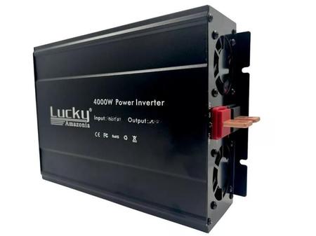 Imagem de Inversor Lucky Amonia 4000W 12V 110V 60Hz Liga Geladeira