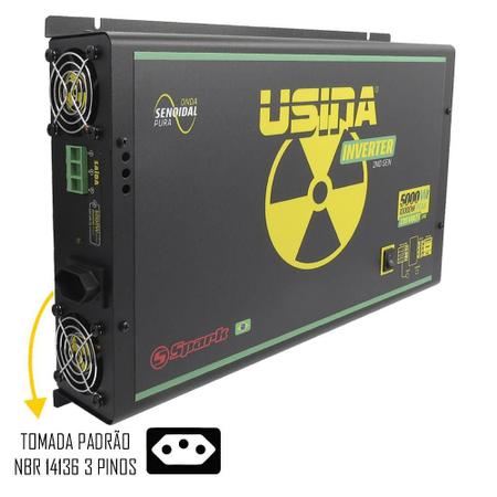 Imagem de Inversor Tensão Senoidal Usina Inverter 5000W 24 Volts 220V