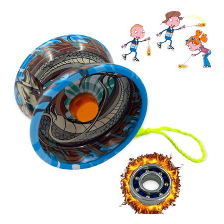 Ioiô de truque de bola de ioiô mágico, brinquedo de ioiô de plástico  colorido para crianças, jogo responsivo, ioiô de corda para - AliExpress