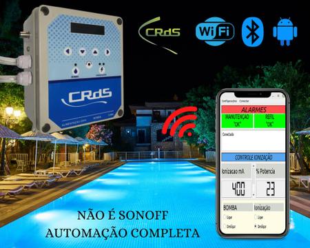 Imagem de Ionizador 35m3 piscina com dosadora wifi e Bluetooth(eletrodo cobre e prata)